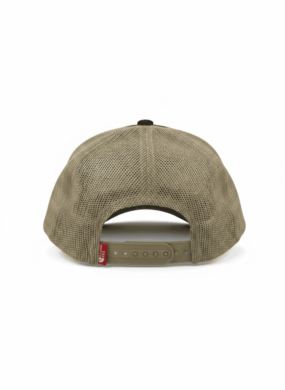 THE NORTH FACE TRUCKER CAP BLACK BEIGE UNISEX PRE OWNED