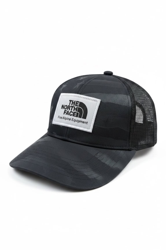 THE NORTH FACE ΚΑΠΕΛΟ TRUCKER LOGO PATCH ΜΑΥΡΟ UNISEX ONE SIZE