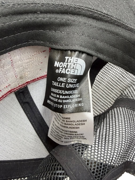 THE NORTH FACE MUDDER TRUCKER CAP LOGO PATCH BLACK UNISEX ONE SIZE