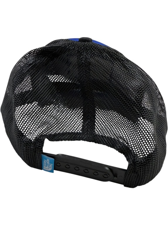 THE NORTH FACE TRUCKER CAP OUTDOOR LOGO PATCH BLUE / BLACK UNISEX ONE SIZE