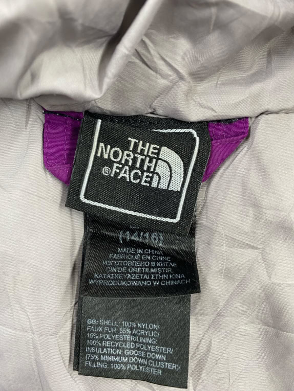 The North Face Μπουφάν Parka Outdoor Hooded Logo Μωβ Γυναικείο S/M