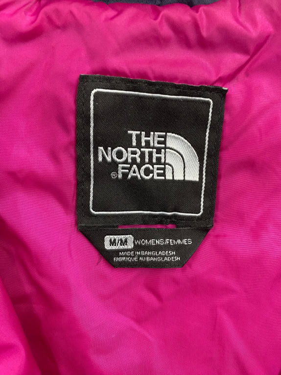THE NORTH FACE ΜΠΟΥΦΑΝ PUFFER OUTDOOR LOGO ΜΩΒ/ΣΚΟΥΡΟ ΜΠΛΕ ΓΥΝΑΙΚΕΙΟ M/M