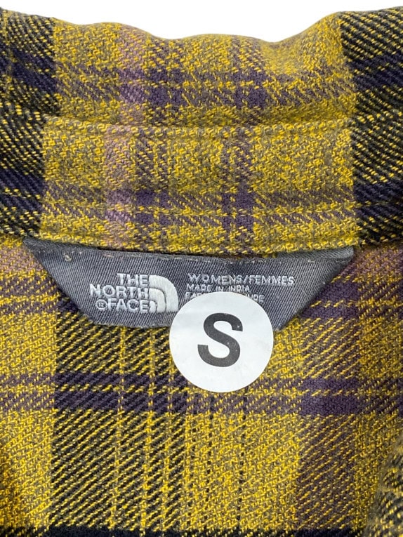 THE NORTH FACE ΠΟΥΚΑΜΙΣΟ ΦΛΑΝΕΛΑ PLAID ΚΙΤΡΙΝΟ ΓΥΝΑΙΚΕΙΟ PRE OWNED S