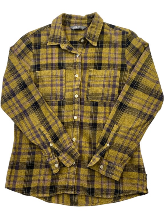 THE NORTH FACE ΠΟΥΚΑΜΙΣΟ ΦΛΑΝΕΛΑ PLAID ΚΙΤΡΙΝΟ ΓΥΝΑΙΚΕΙΟ PRE OWNED S