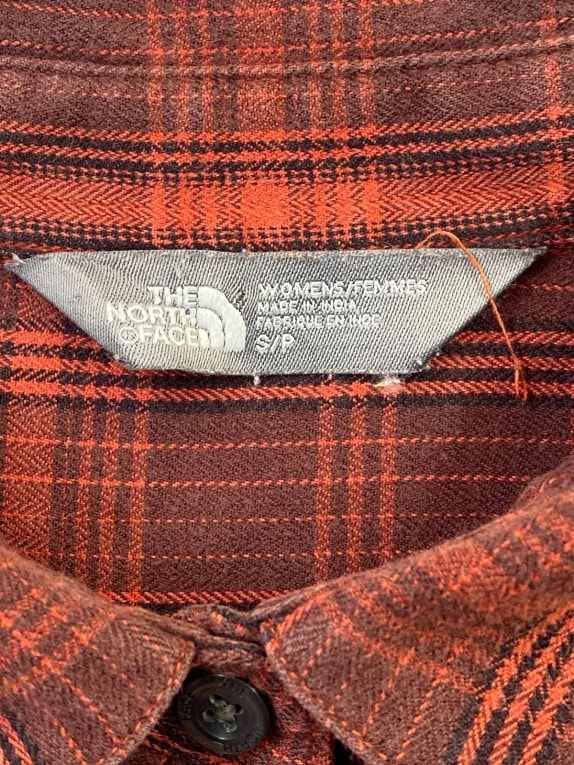 THE NORTH FACE SHIRT VINTAGE RED WOMANS PRE OWNED M