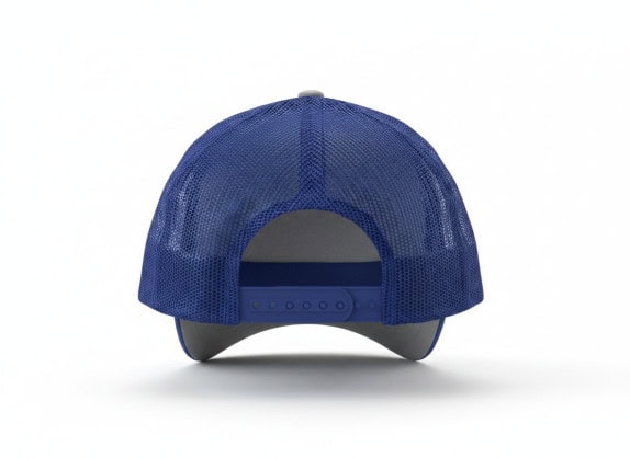 THE NORTH FACE SNAPBACK CAP CLASSIC GREY BLUE UNISEX PRE OWNED