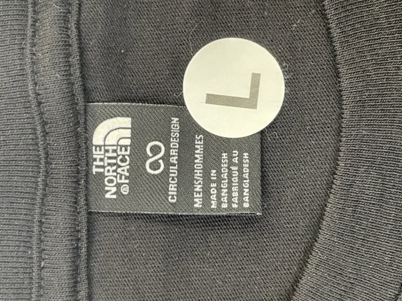 THE NORTH FACE T SHIRT MINIMAL NERO UOMO PRE OWNED L