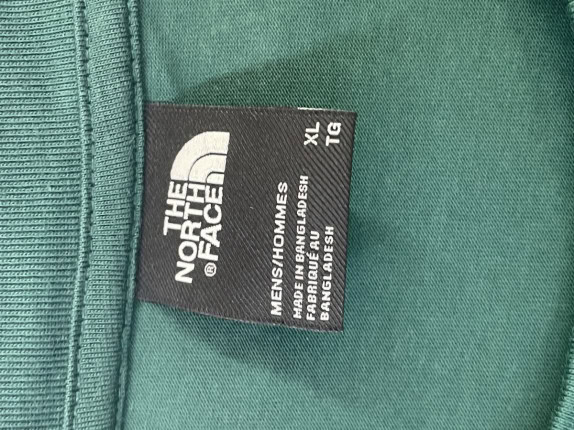 THE NORTH FACE T SHIRT MINIMAL VERDE UOMO PRE OWNED XL
