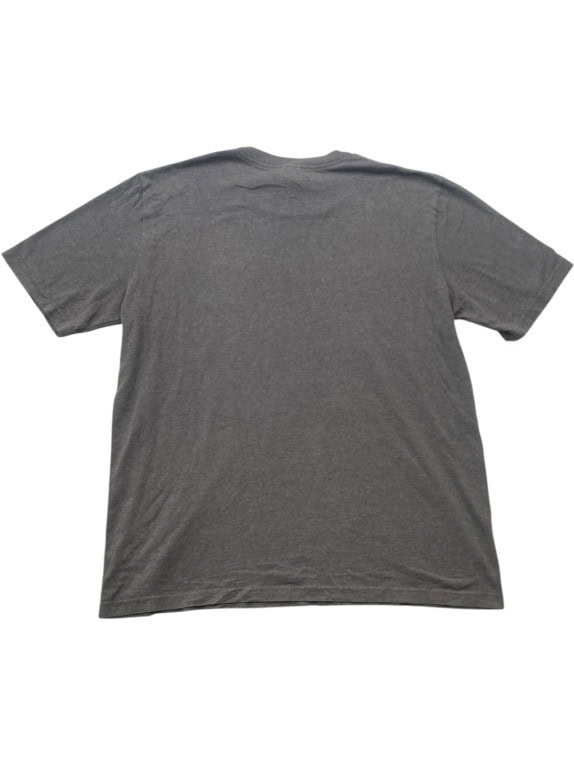 THE NORTH FACE T SHIRT SPELL OUT CHARCOAL ΓΚΡΙ ΑΝΤΡΙΚΟ PRE OWNED L