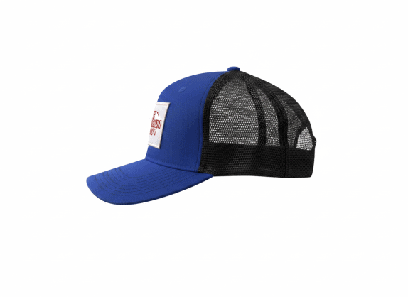 THE NORTH FACE TRUCKER CAP GRAPHIC BLUE UNISEX PRE OWNED