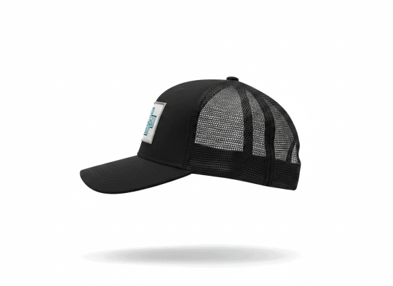 THE NORTH FACE TRUCKER CAP MINIMAL BLACK UNISEX PRE OWNED