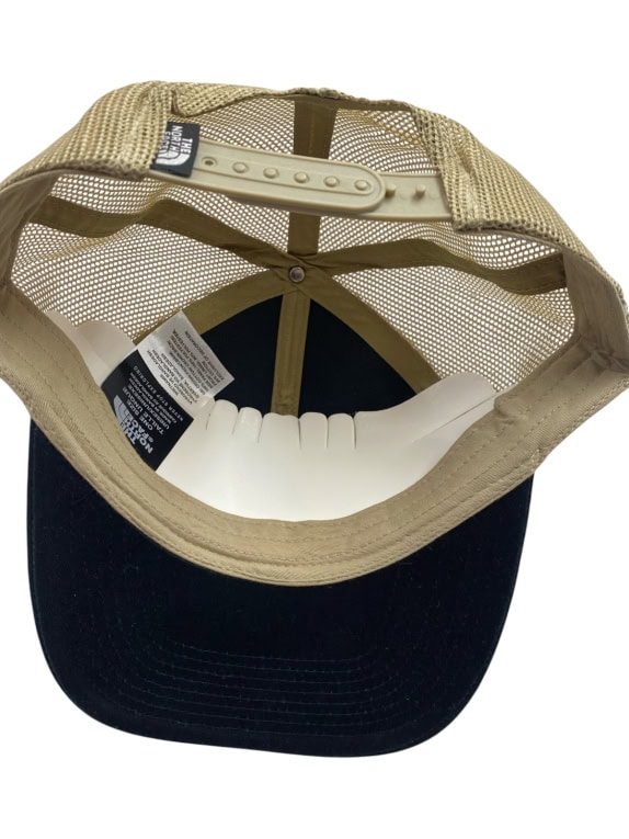 THE NORTH FACE TRUCKER CAP SPORTSWEAR BLACK KHAKI UNISEX PRE OWNED