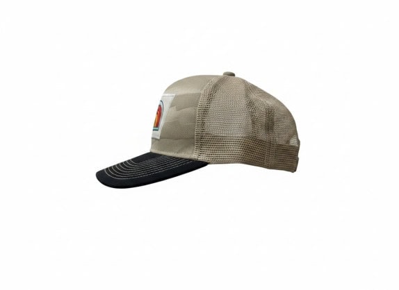 THE NORTH FACE TRUCKER CAP VINTAGE BEIGE UNISEX PRE OWNED