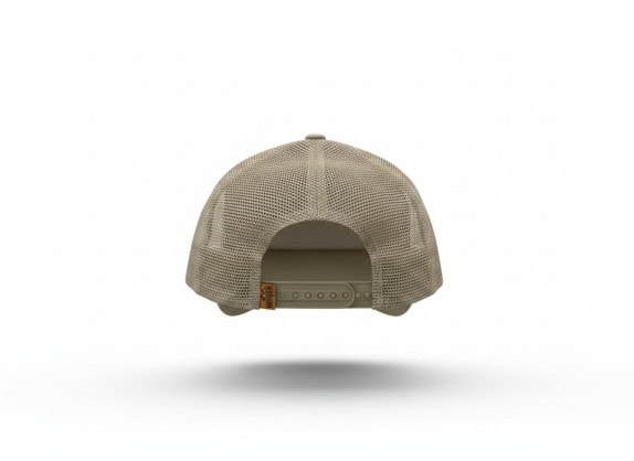 THE NORTH FACE TRUCKER CAP VINTAGE BEIGE UNISEX PRE OWNED