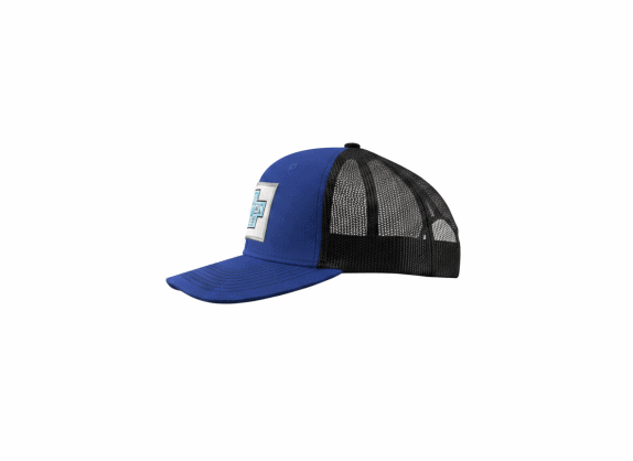 THE NORTH FACE TRUCKER CAP LOGO BLUE MEN PRE OWNED