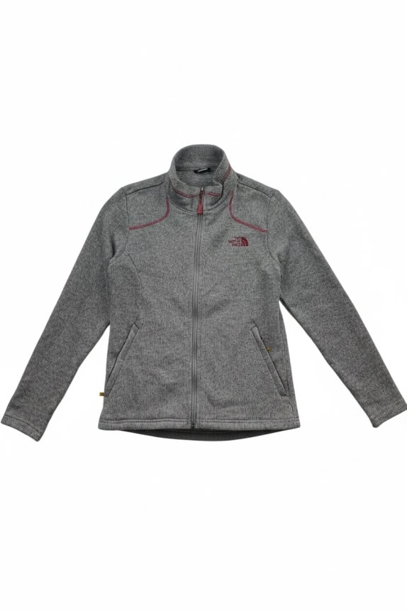 The North Face Ζακέτα Fleece Full Zip Logo Γκρι Unisex XS