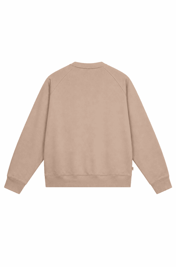 TIMBERLAND CREWNECK MINIMAL BEIGE MEN PRE OWNED L