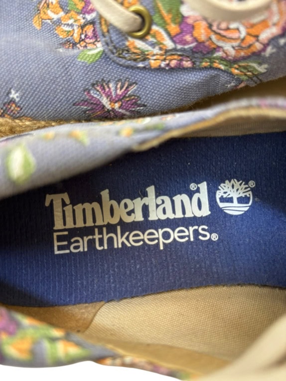 TIMBERLAND EARTHKEEPERS ESPADRILLE SNEAKERS FLORAL ΜΠΛΕ ΓΥΝΑΙΚΕΙΟ PRE OWNED EU 38