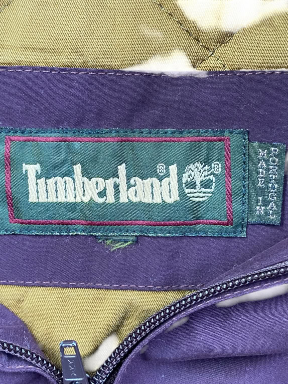 TIMBERLAND JACKET ΜΕ ΚΟΥΚΟΥΛΑ 90s RETRO STYLE ΜΠΟΡΝΤΟ UNISEX XL