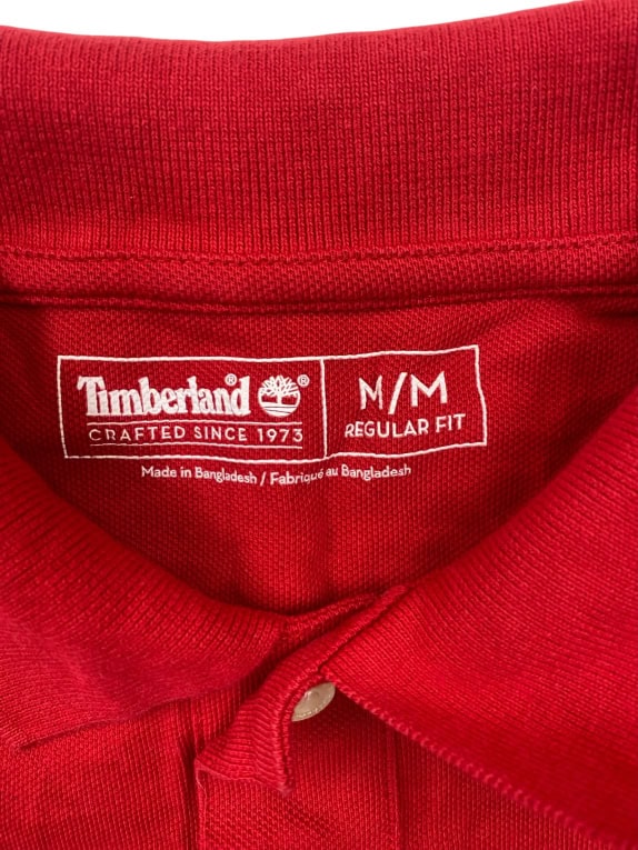 Timberland Κόκκινο Polo Shirt Logo