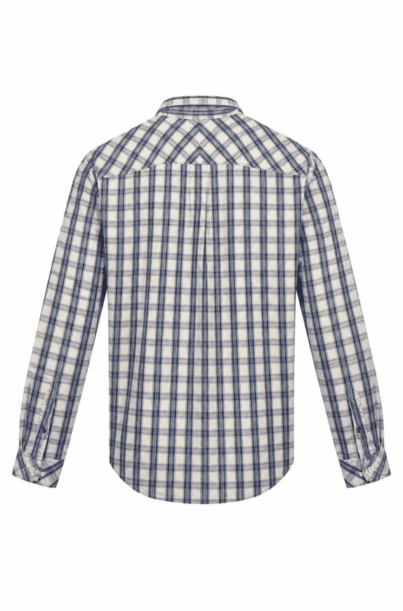 TIMBERLAND ΠΟΥΚΑΜΙΣΟ CHECKED ΜΠΛΕ ΑΝΤΡΙΚΟ PRE OWNED L