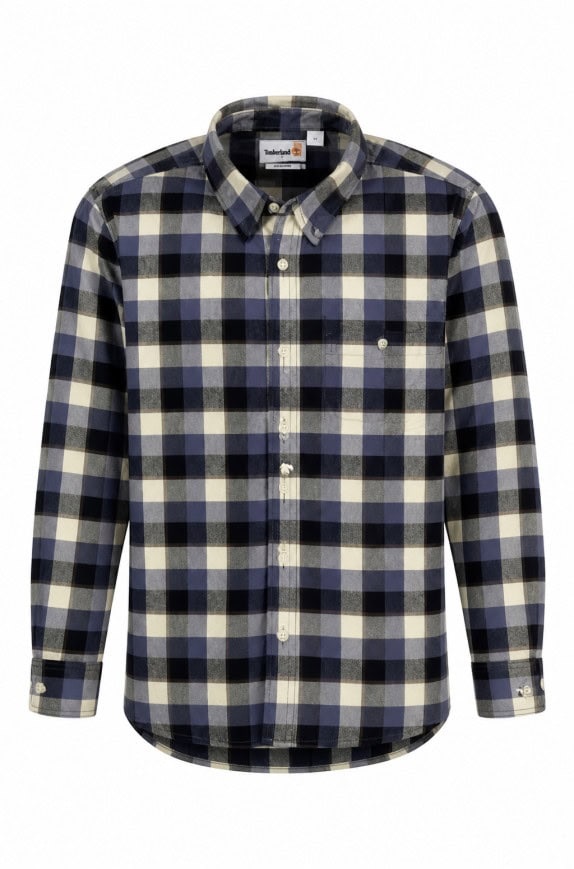 TIMBERLAND SHIRT CHECK CLASSIC BLUE MEN PRE OWNED M