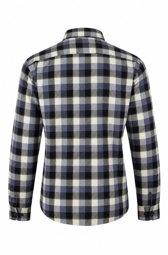 TIMBERLAND SHIRT CHECK CLASSIC BLUE MEN PRE OWNED M