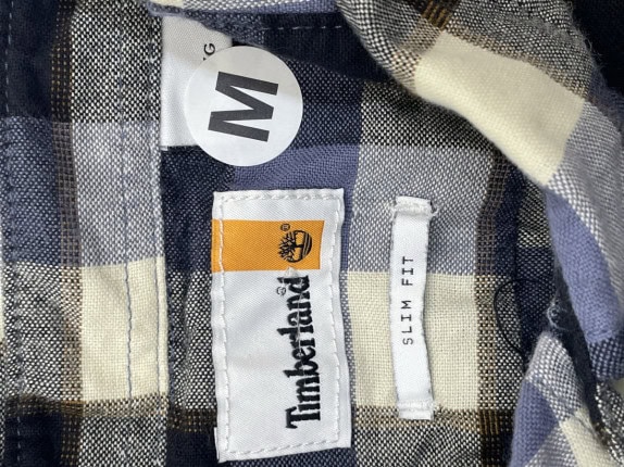 TIMBERLAND ΠΟΥΚΑΜΙΣΟ ΚΑΡΩ ΜΠΛΕ ΑΝΔΡΙΚΟ PRE OWNED M