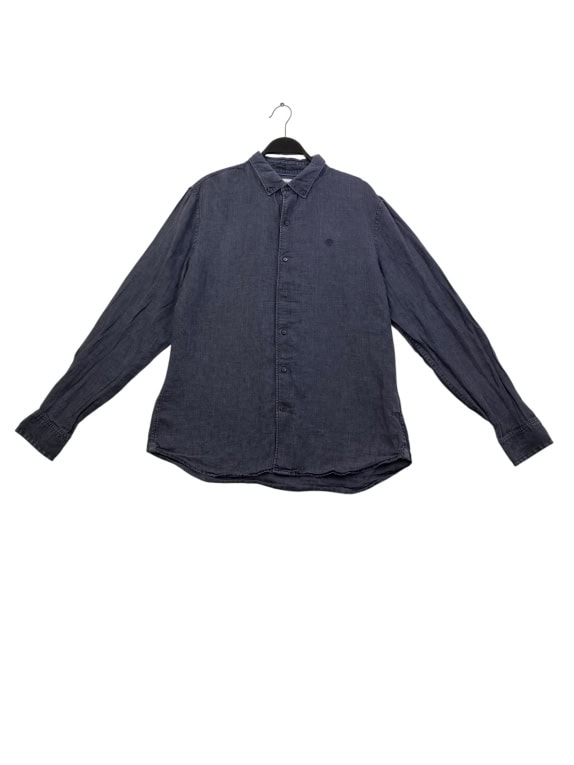 TIMBERLAND ΠΟΥΚΑΜΙΣΟ SLIM FIT ΚΕΝΤΗΤΟ ΛΟΓΟΤΥΠΟ ΑΝθΡΑΚΙ ΑΝΔΡΙΚΟ L