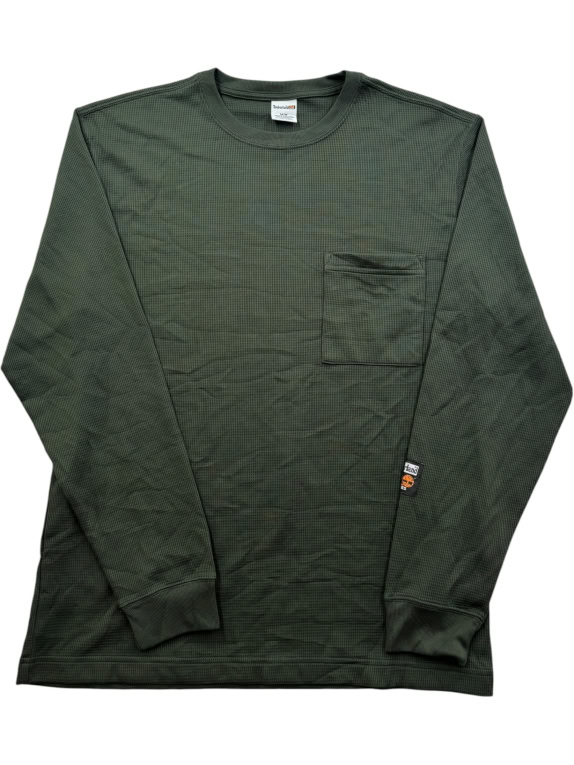 TIMBERLAND PRO ΜΑΚΡΥΜΑΝΙΚΗ ΜΠΛΟΥΖΑ WAFFLE KNIT ΠΡΑΣΙΝΗ UNISEX M