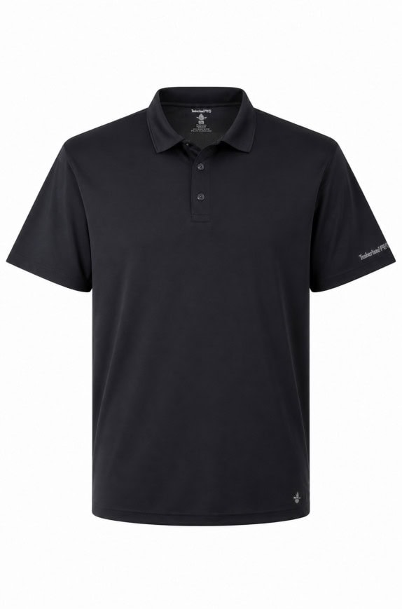 TIMBERLAND PRO POLO SHIRT MINIMAL BLACK MEN PRE OWNED XXL