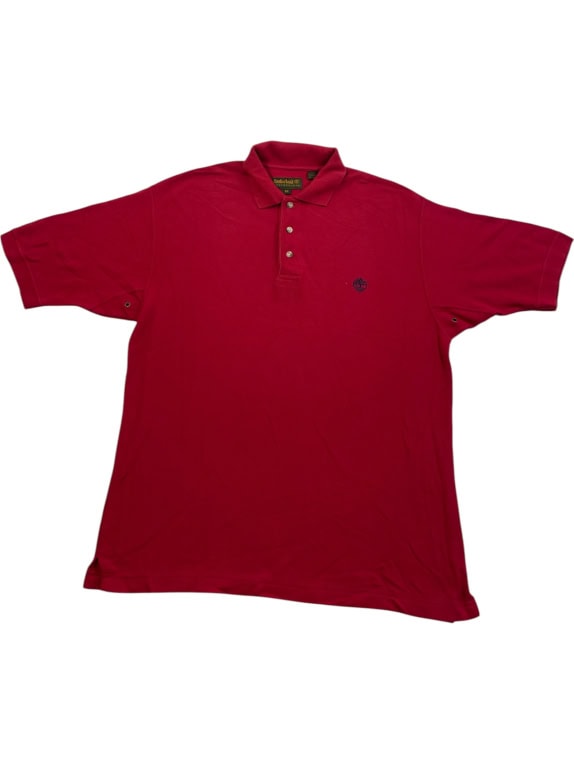 Timberland Weathergear Polo Shirt Red Men’s M