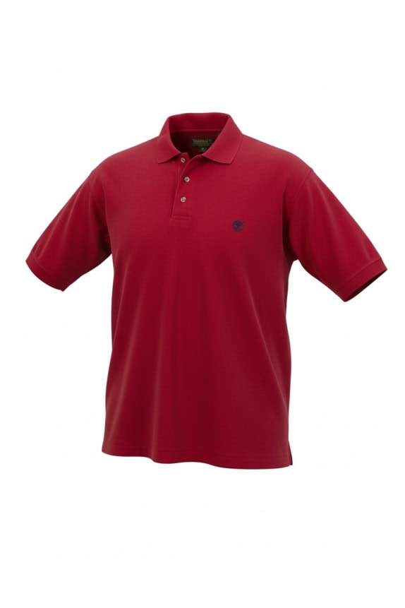 Timberland Weathergear Polo Μπλούζα Κόκκινη Ανδρική M