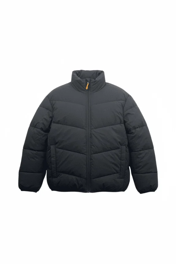 TOM TAILOR DENIM Giacca Puffer Casual con Logo Nera Unisex XXL