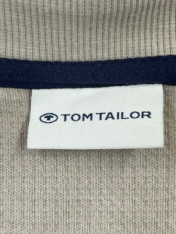 Tom Tailor Beige Zip-Up Jacket Unisex XL