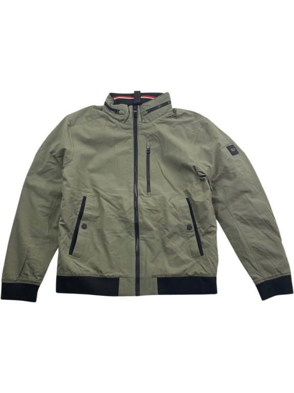 Tom Tailor Μπουφάν Bomber Casual Packable Hood Χακί Ανδρικό XL