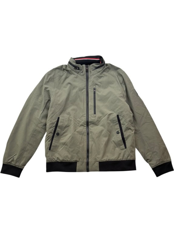 TOM TAILOR GIUBBOTTO BOMBER UTILITY OLIVE UOMO PRE OWNED L