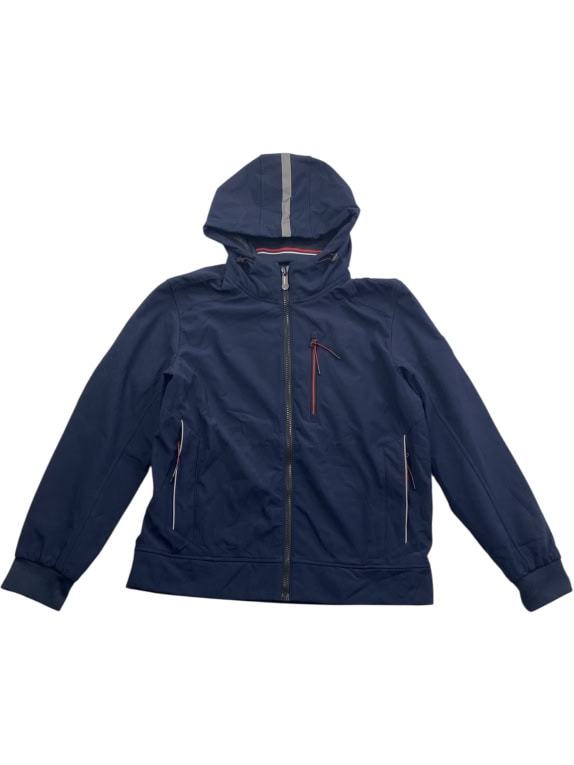 Tom Tailor Giacca Softshell Casual con Cappuccio Blu da Uomo XL