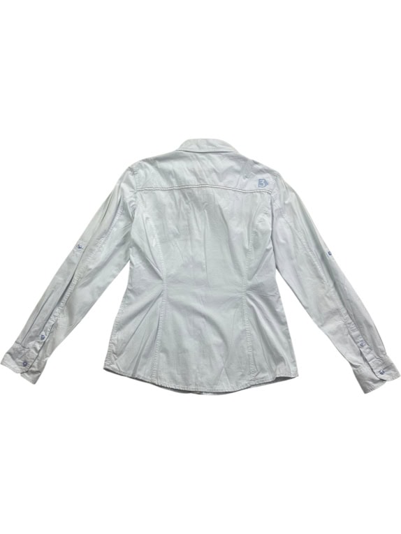 TOM TAILOR POLO TEAM Casual Shirt Florida Beach Logo Light Blue Women’s S
