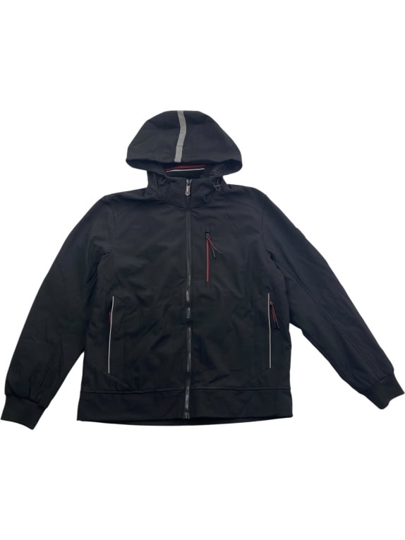 Tom Tailor Giacca Softshell Casual con Cappuccio Nera da Uomo XL