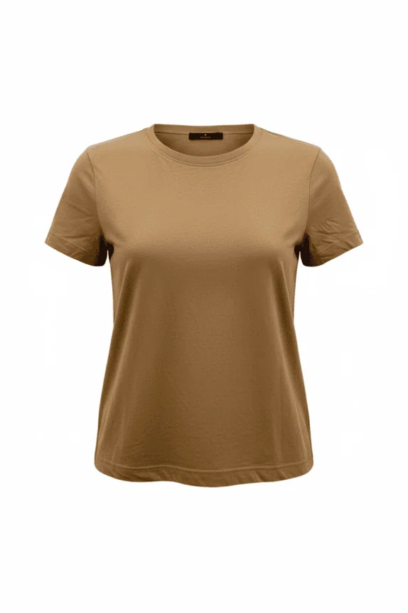 TOM TAILOR T-Shirt Basic Casual Beige/Cammello Uomo M