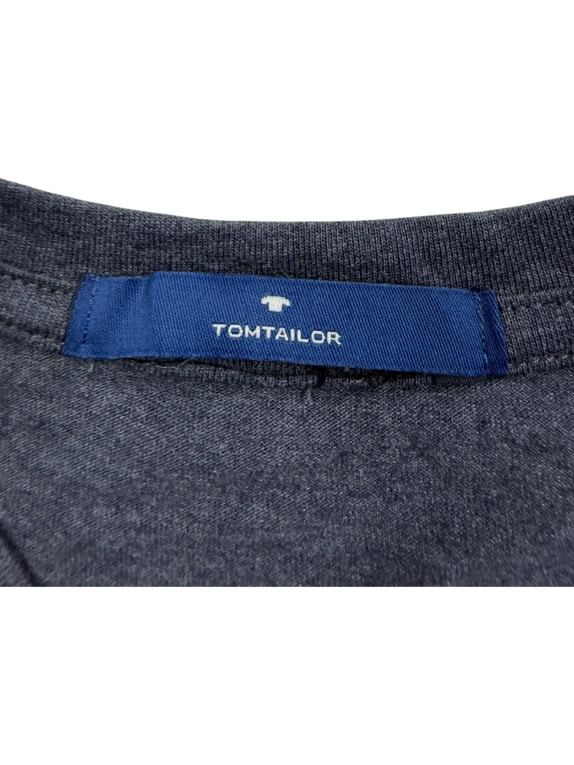 TOM TAILOR T-Shirt Casual Basic Μπλε Ανδρικό