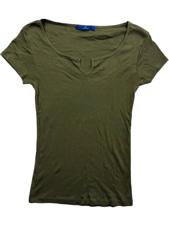 TOM TAILOR T-Shirt Casual Basic Χακί Γυναικείο M