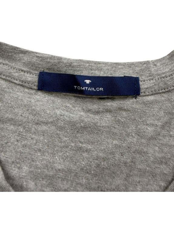 TOM TAILOR T-Shirt Casual Γκρι Γυναικείο M