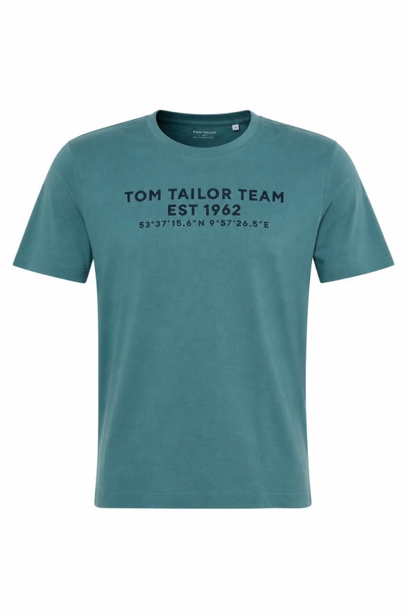 TOM TAILOR T SHIRT GRAPHIC ΤΙΡΚΟΥΑΖ ΑΝΤΡΙΚΟ PRE OWNED XL