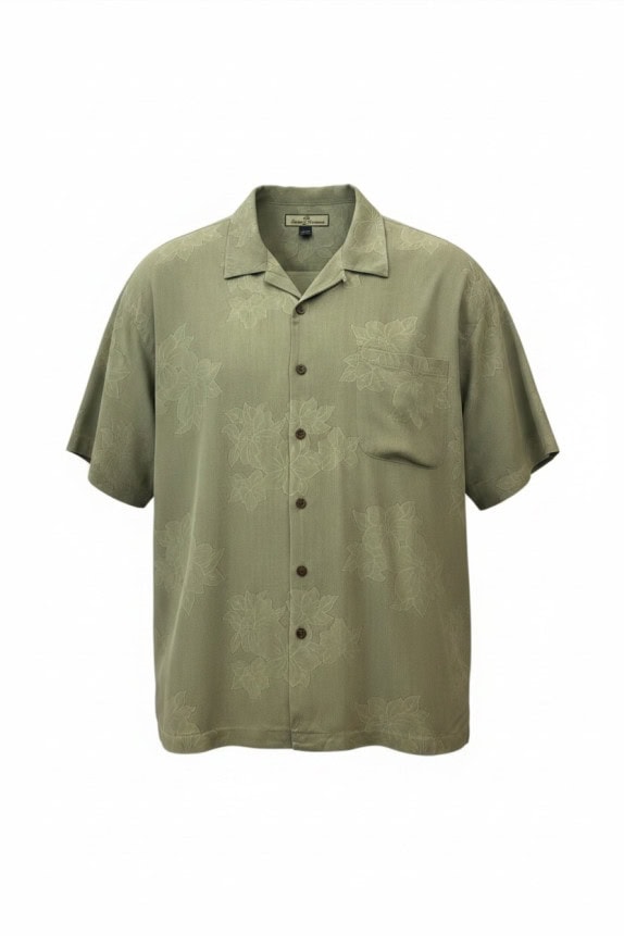 TOMMY BAHAMA ΠΟΥΚΑΜΙΣΟ OVERSIZED ΠΡΑΣΙΝΟ ΑΝΤΡΙΚΟ PRE OWNED XXL