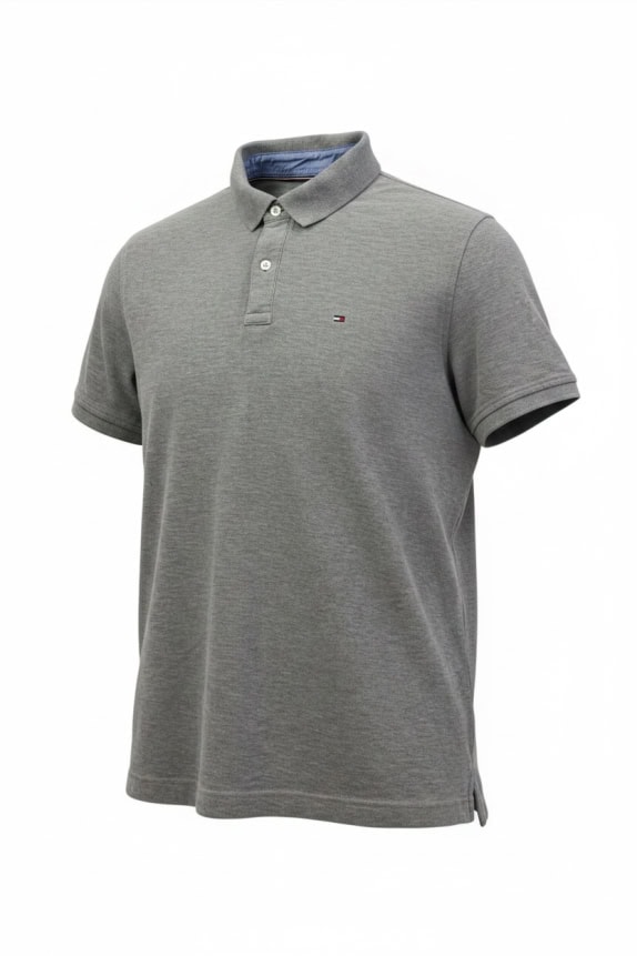 Tommy Hilfiger Polo da uomo grigio Regular Fit