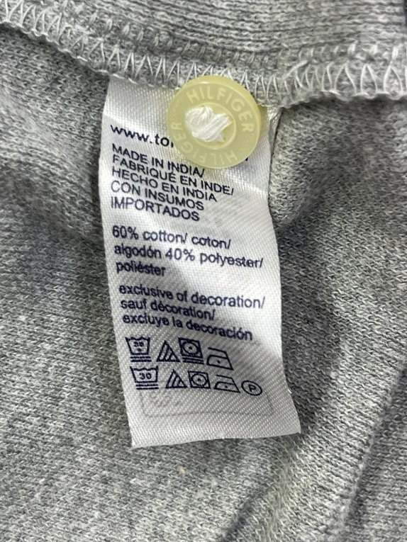 Tommy Hilfiger Polo da uomo grigio Regular Fit