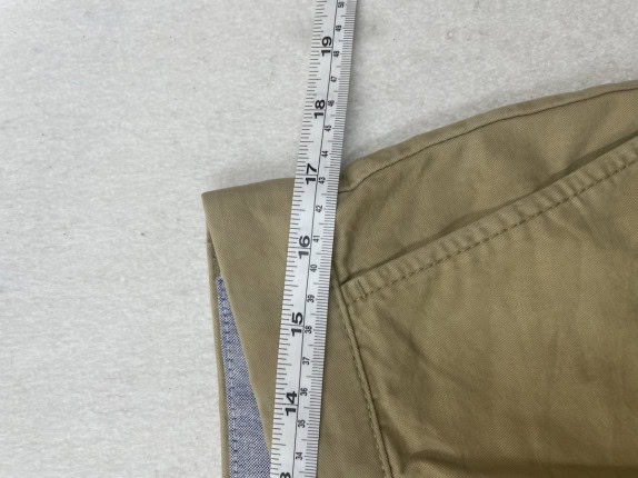 TOMMY HILFIGER BERMUDA SHORTS CLASSIC BEIGE UOMO PRE OWNED L
