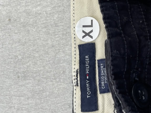 TOMMY HILFIGER CARGO SHORTS CARGO BLACK ΑΝΤΡΙΚΟ PRE OWNED XL